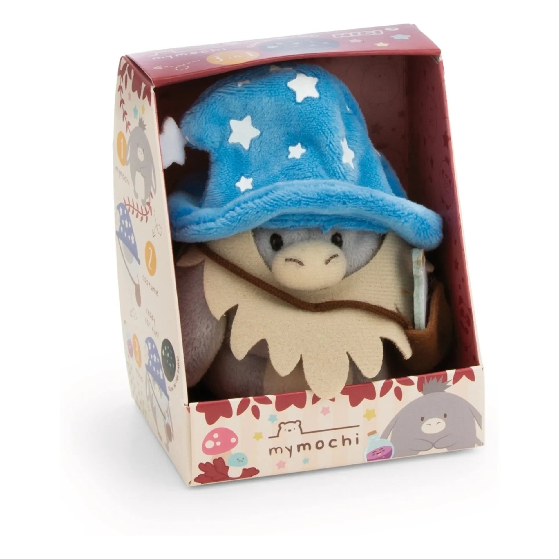 Nici - Earl Donkey plush and Phosphorescent Wizard costume | Gray