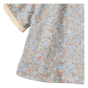 Wheat - Hannah Fleurie Organic Cotton Blouse | Light blue