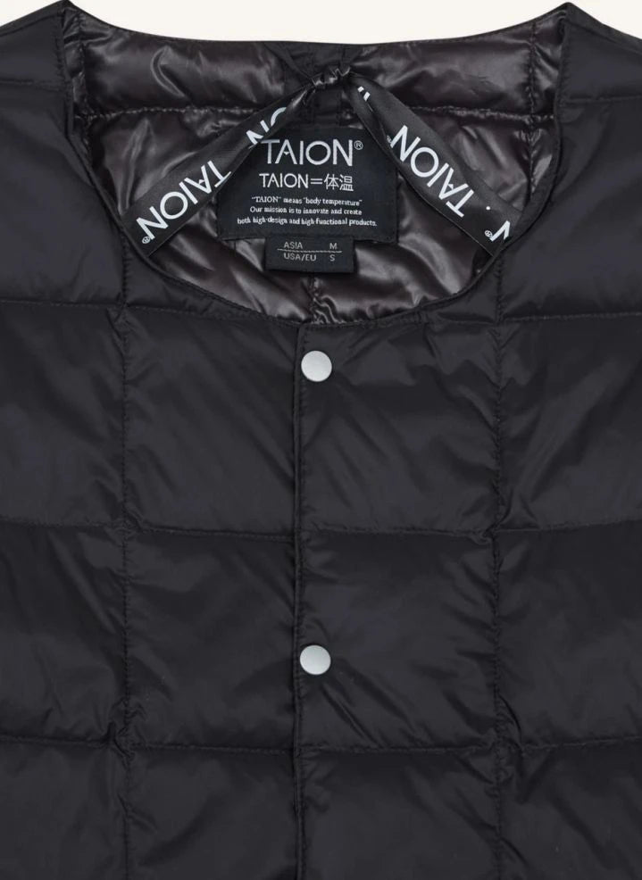 Taion - Puffer Mont - Yetişkin Koleksiyonu | Siyah