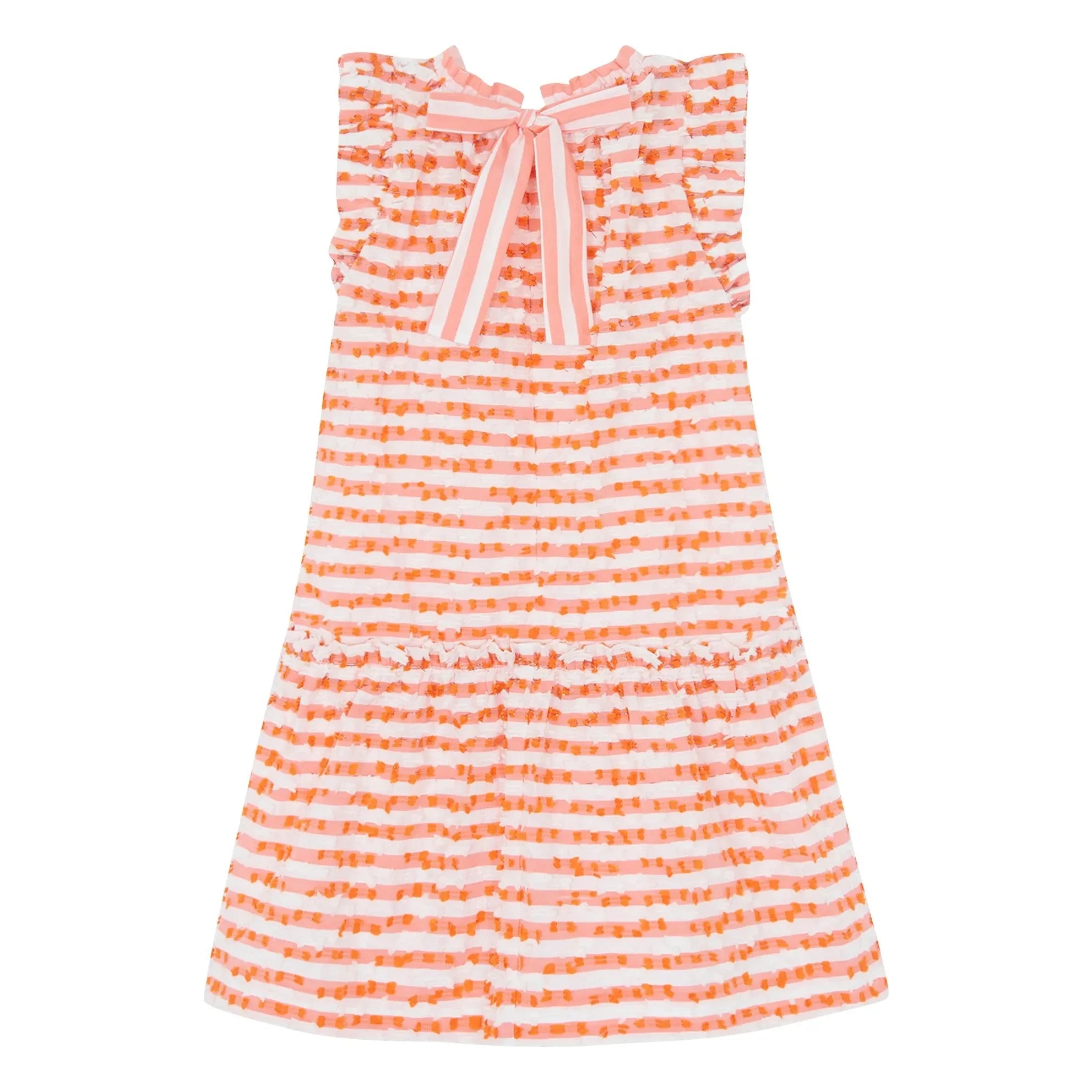 Tartine et Chocolat - Striped Sleeveless Dress | White