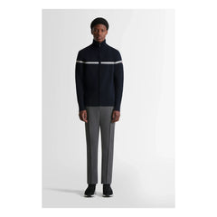 Fusalp - Wengen Fiz II Merino Yün Fermuarlı Sweat Üstü | Lacivert