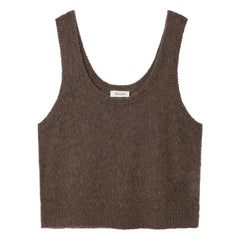 American Vintage - Bodyrow Cashmere and Wool Tank Top | Brown