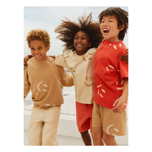 Molo - Monti Smiles organic cotton sweatshirt | Beige
