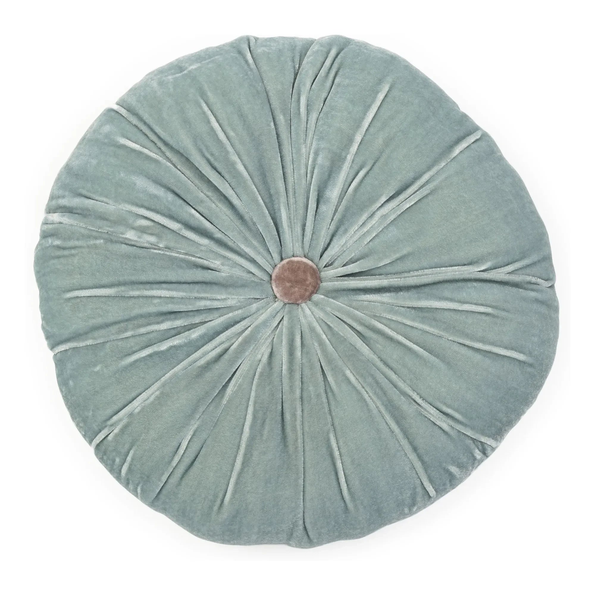 Le Monde Sauvage - Goa Silk Velvet Pillow | Light Blue