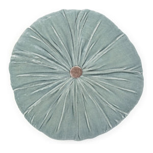 Le Monde Sauvage - Goa Silk Velvet Pillow | Light Blue