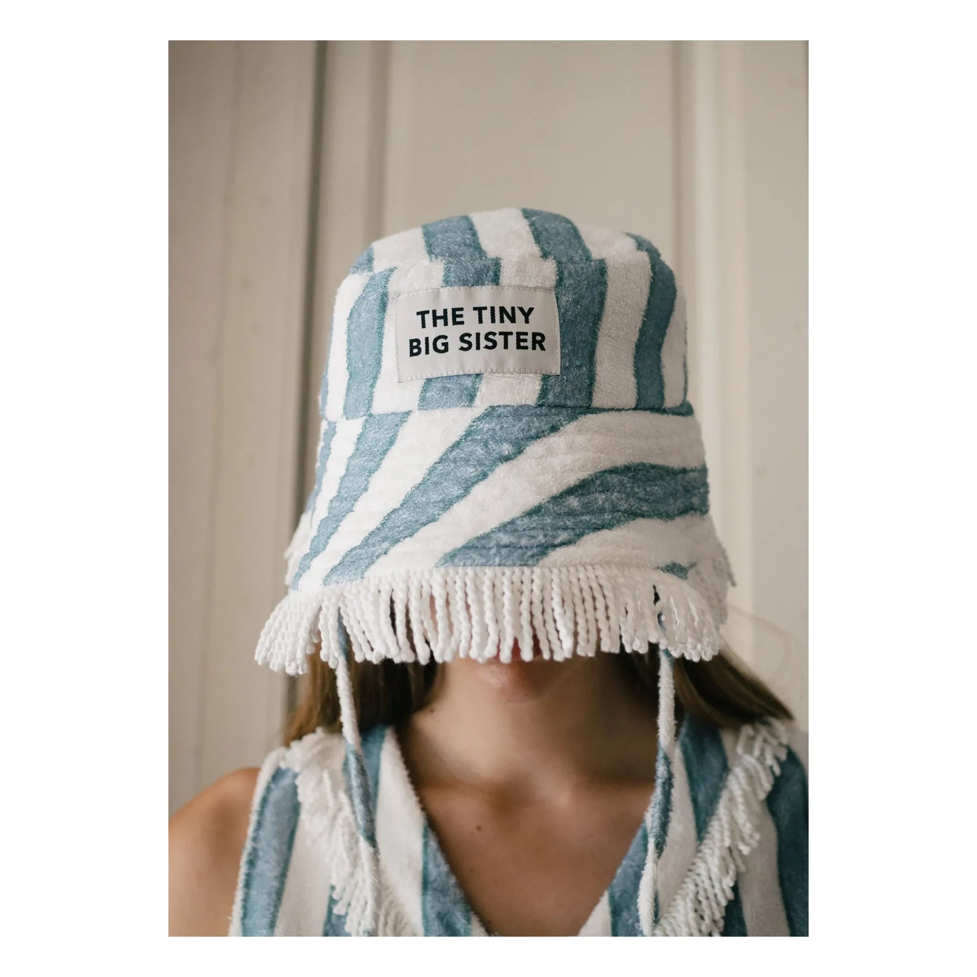 The Tiny Big Sister - Bob Cotton Stripes | Blue