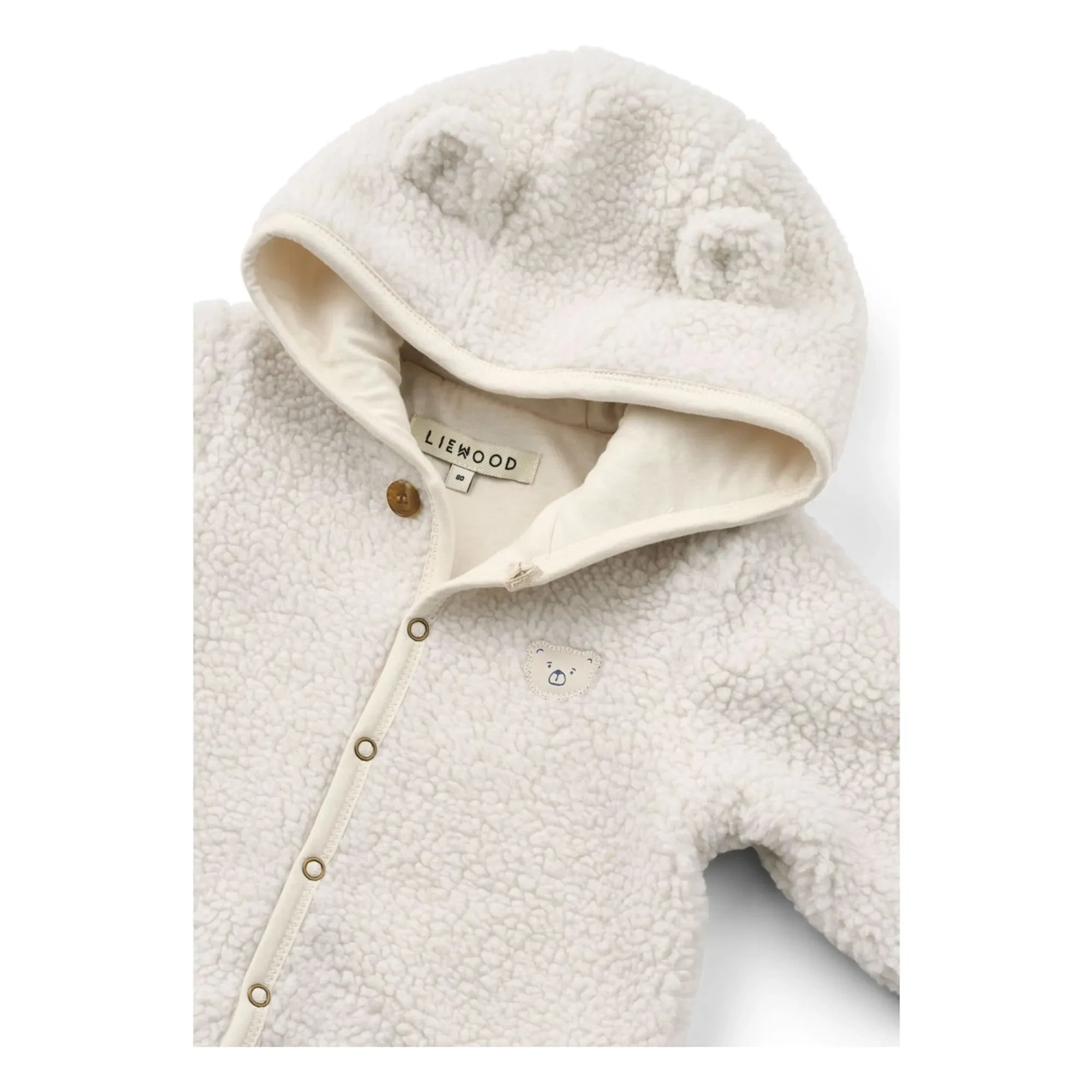 Liewood - Baylor Geri Recycled Fiber Sherpa Jacket | Ecru