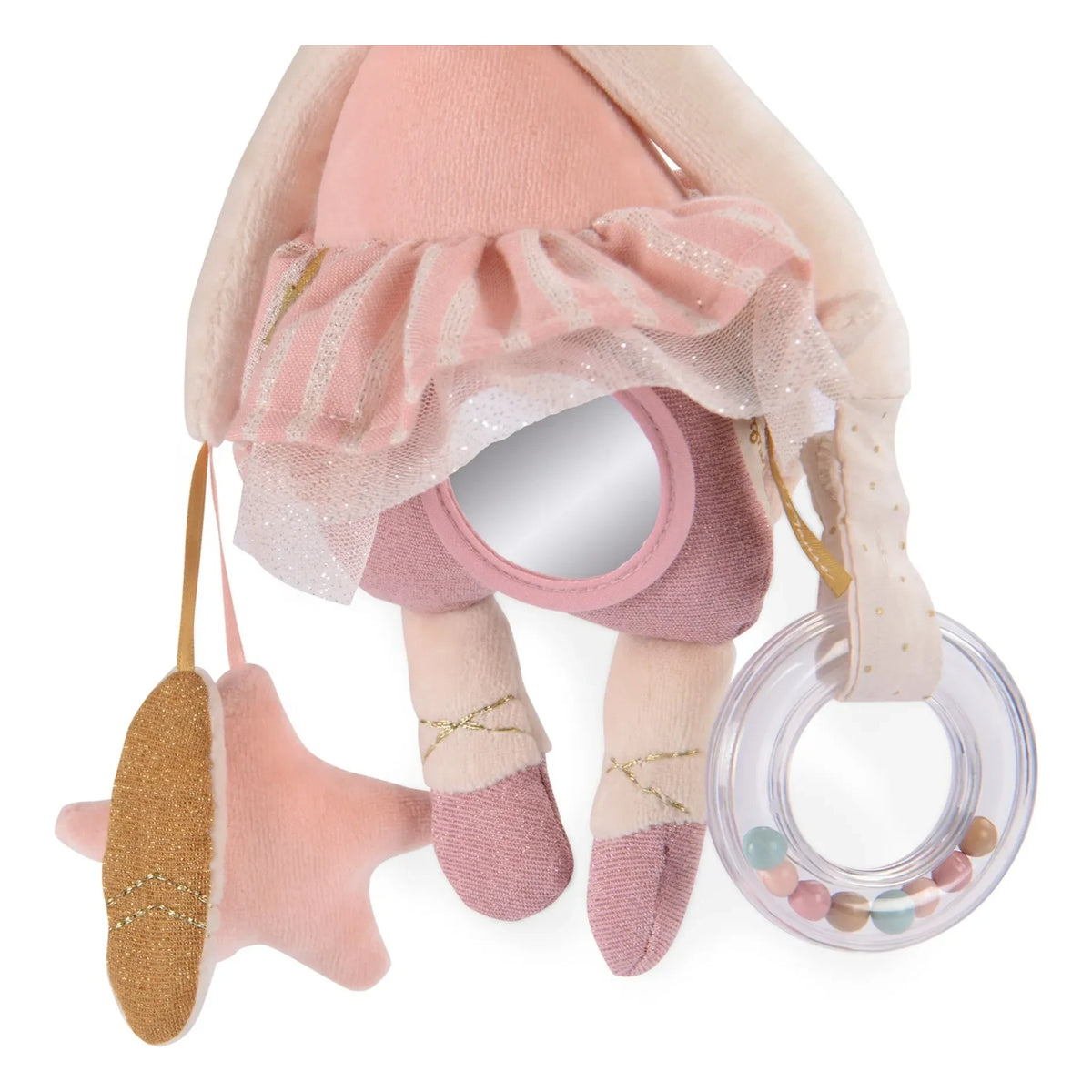 Moulin Roty - Plush Mouse Activity Toy - Little Dance School