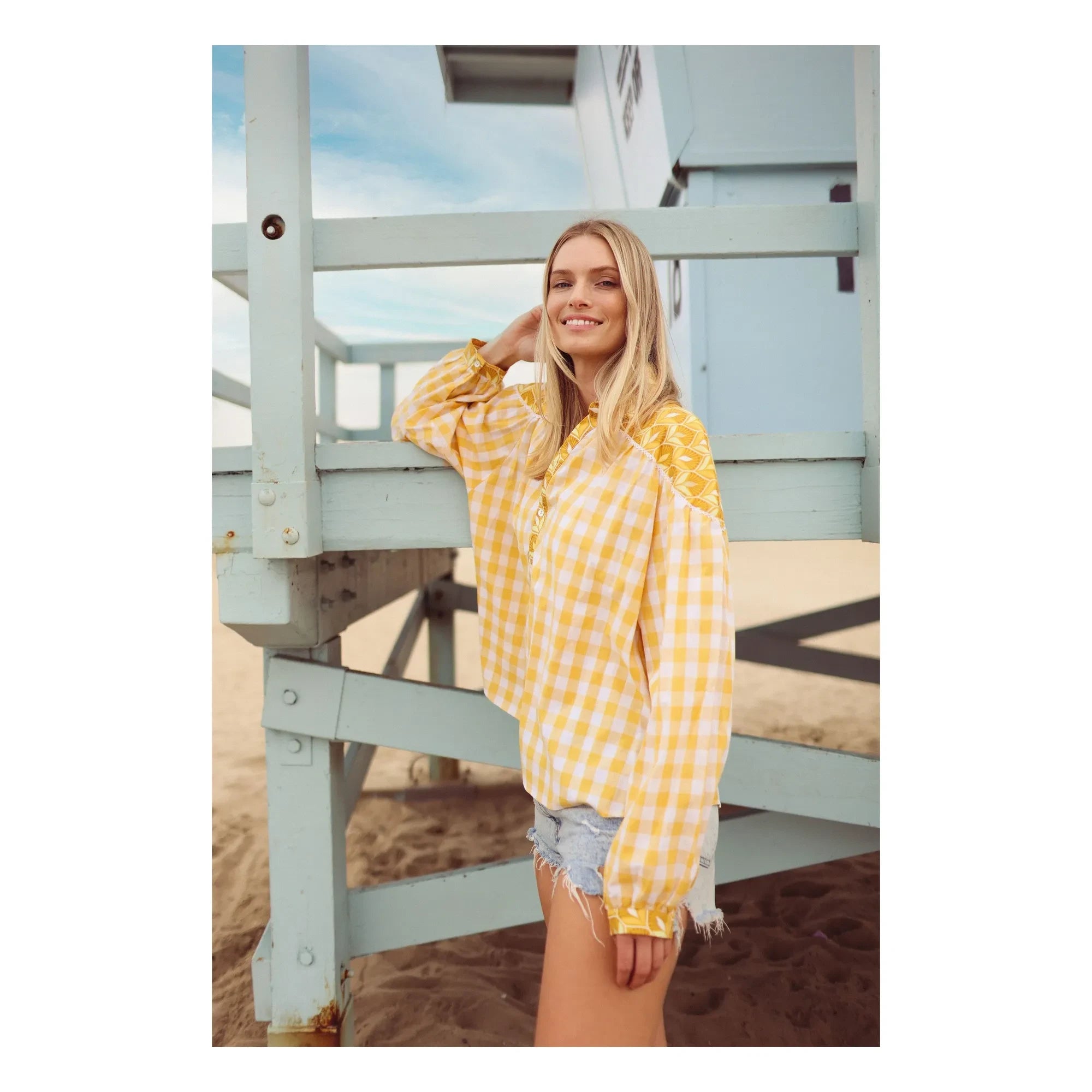 Paolina - Timeless Emilie blouse | Yellow