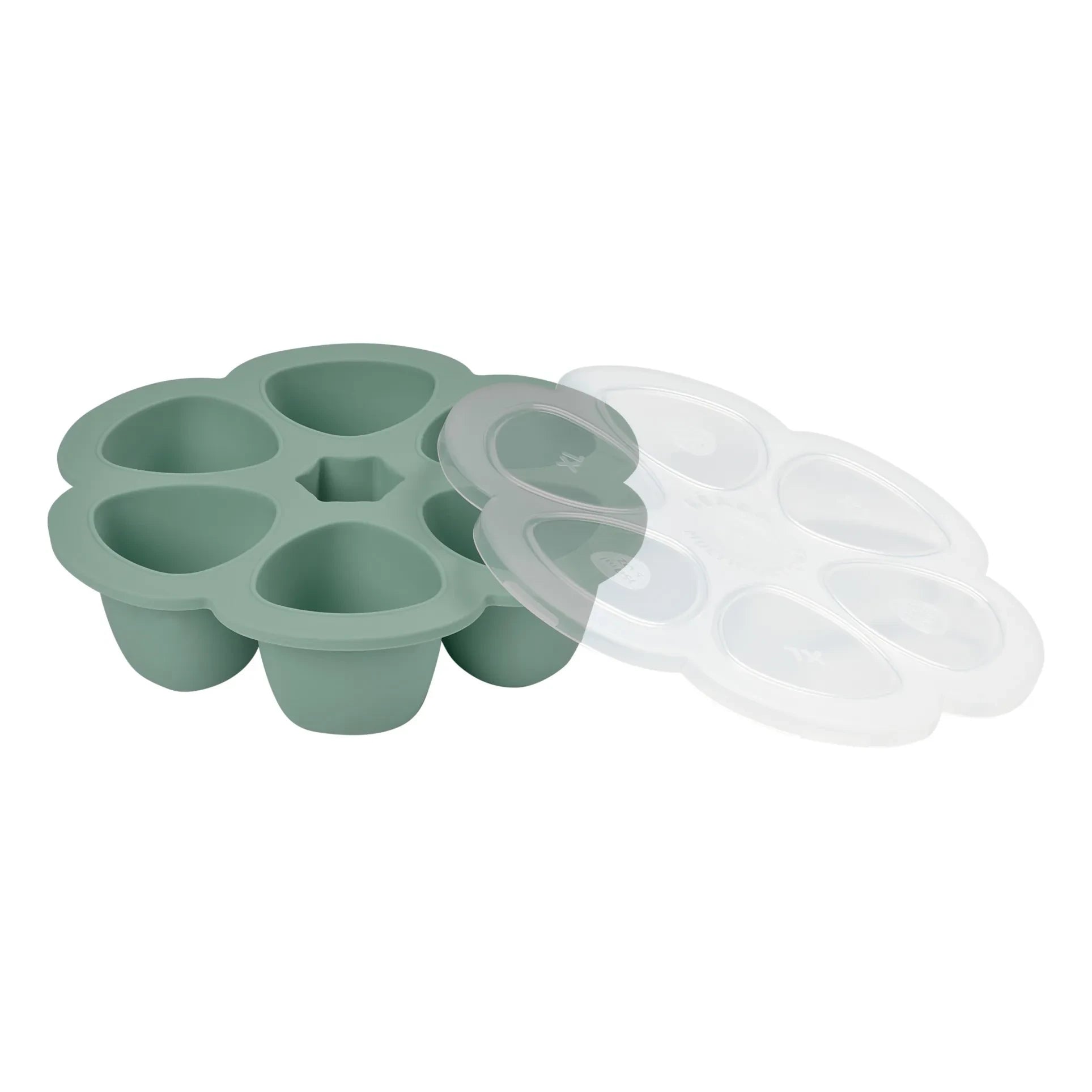 Béaba - Silicone Multi-Compartment Mold - 6 x 150 ml | Sage