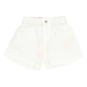Búho - Linen Shorts | White