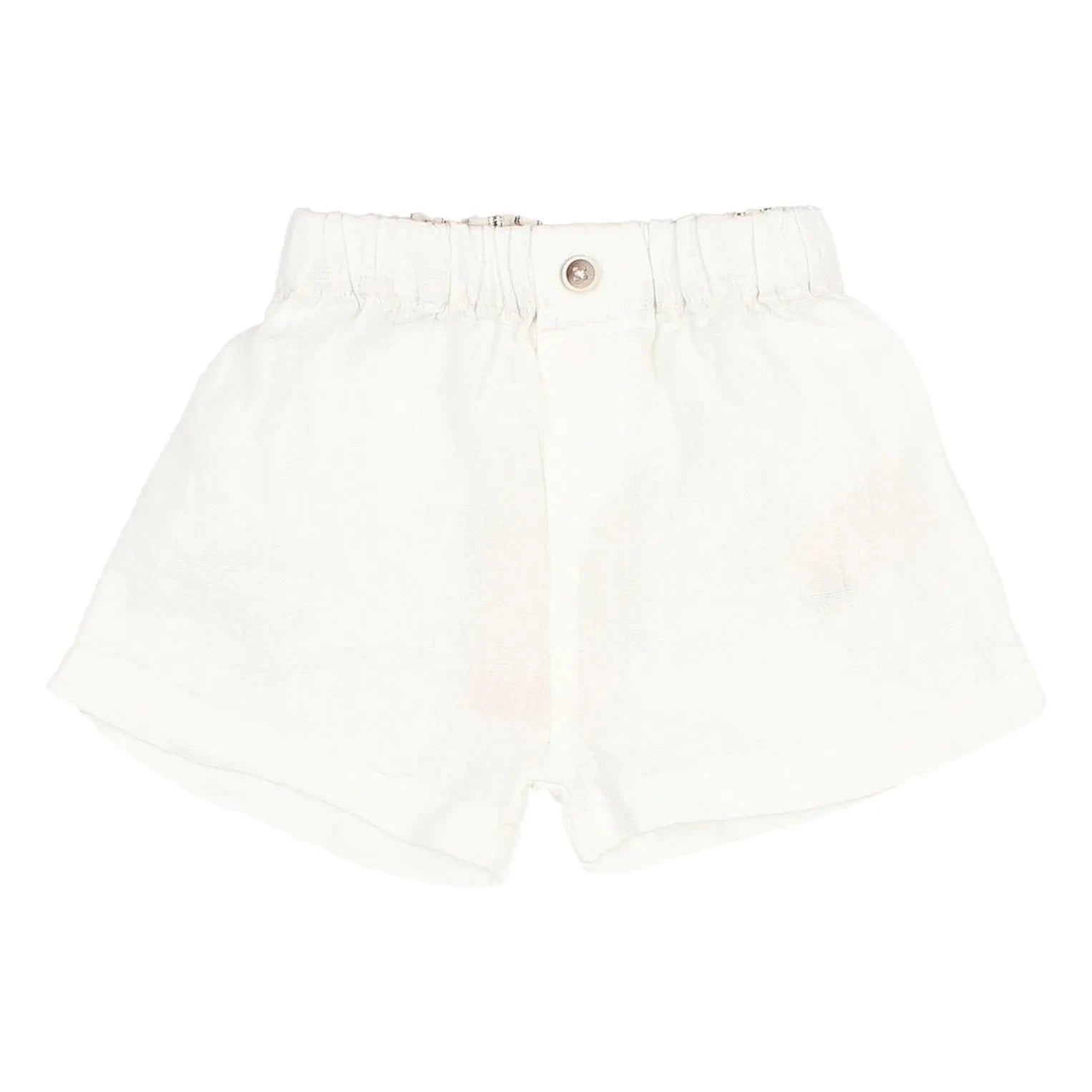 Búho - Linen Shorts | White