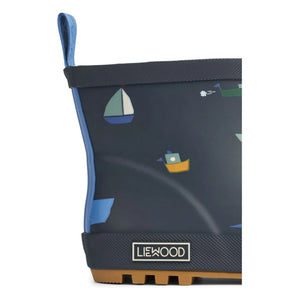 Liewood - Rain Boots Tekla Bateaux | Navy Blue