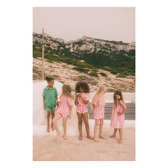 We Are Kids - Bree Organic Towel T-Shirt | Powder Pink