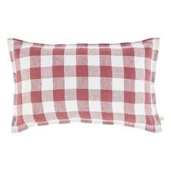 Gabrielle Paris - Red Gingham Pillowcase