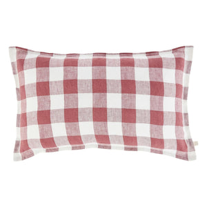 Gabrielle Paris - Red Gingham Pillowcase