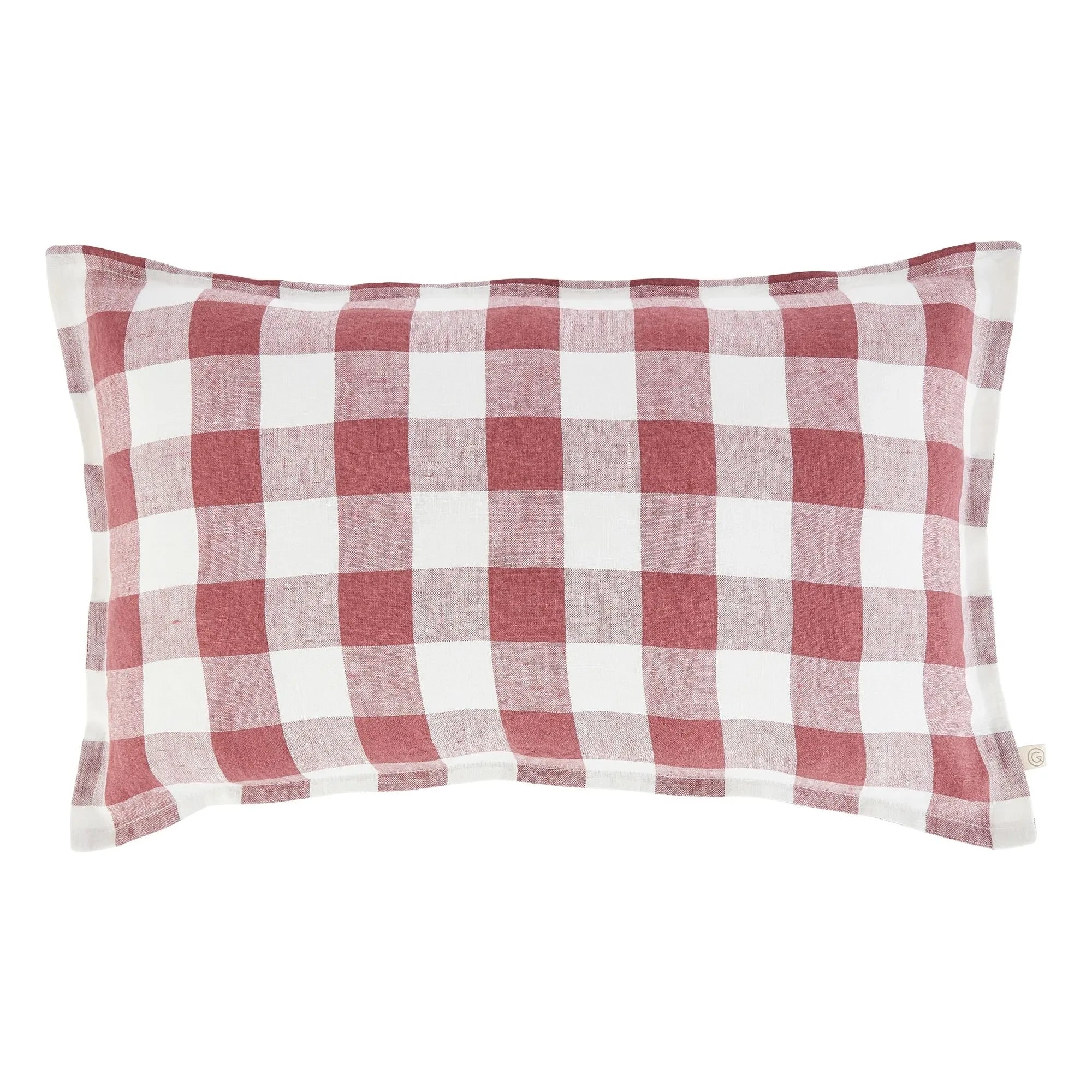 Gabrielle Paris - Red Gingham Pillowcase