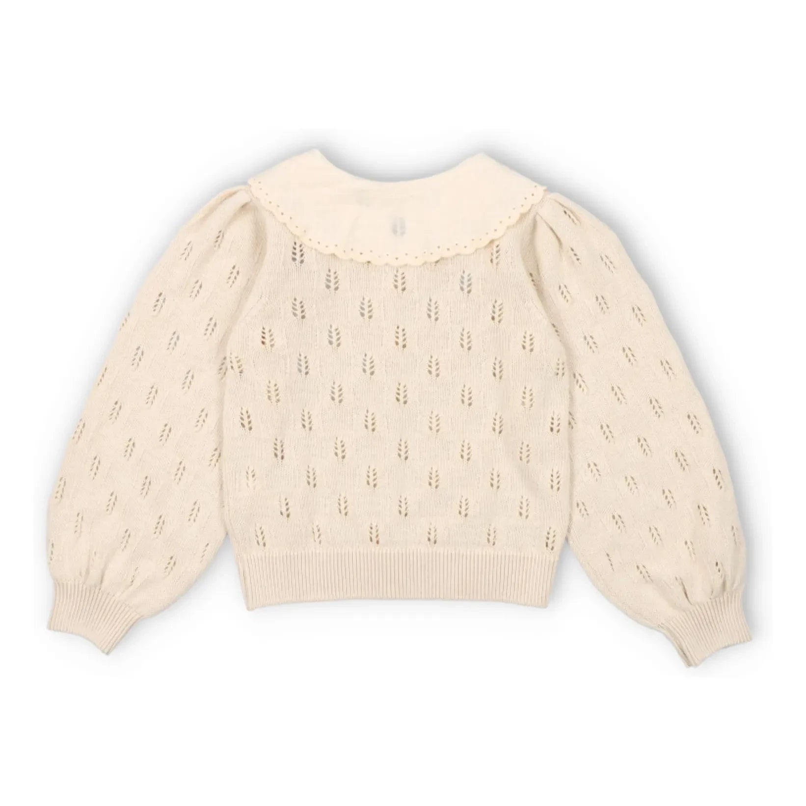 the new society - Marina Open-Knit Cardigan Made from Organic Cotton | Beige