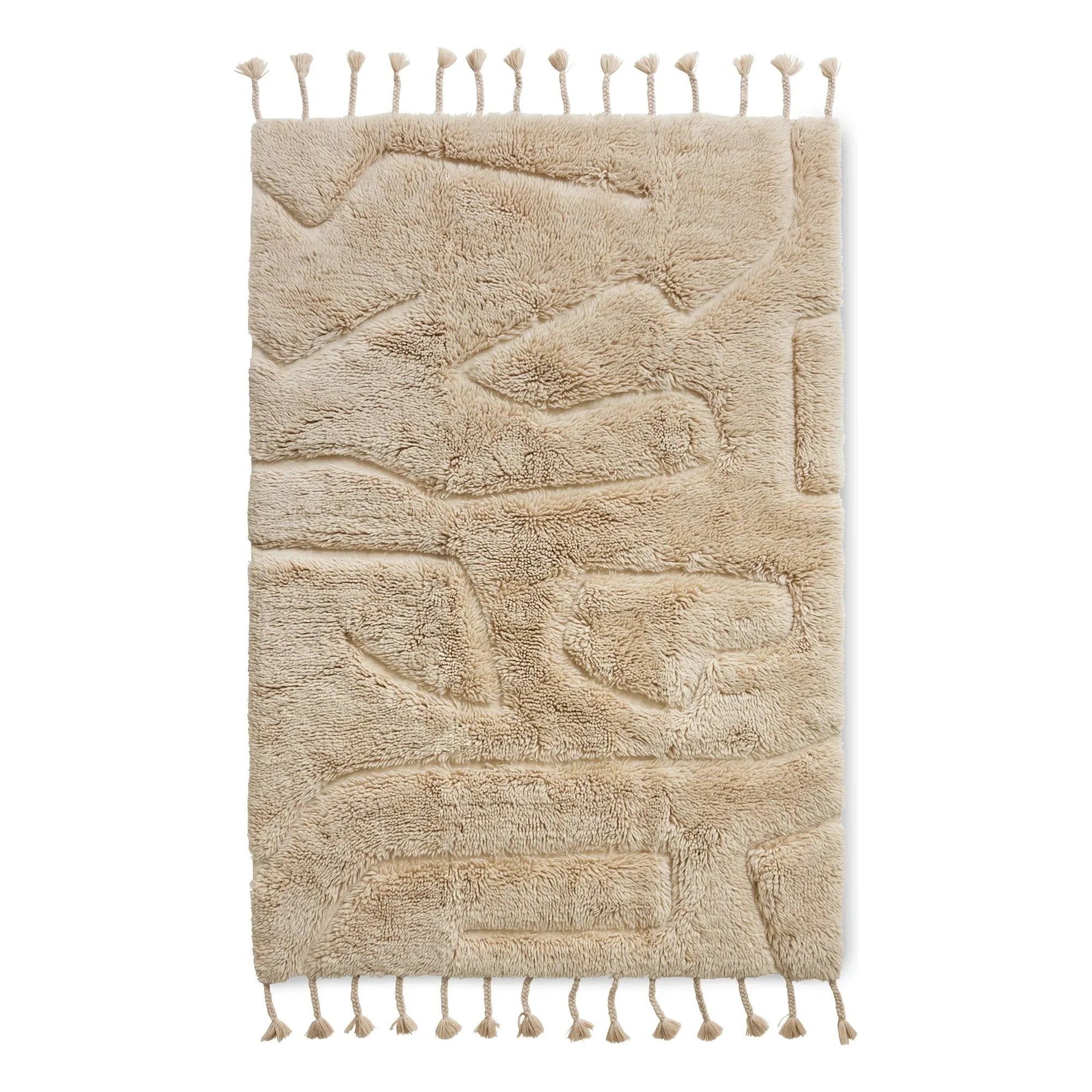 HKliving - Infinite Wool Rug | Cream