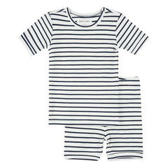 Petit Lem - Organic Cotton & Modal Short Pajamas | Navy Blue