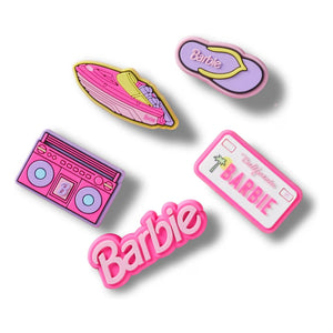Crocs - 5'li Jibbitz Barbie Seti | Pembe