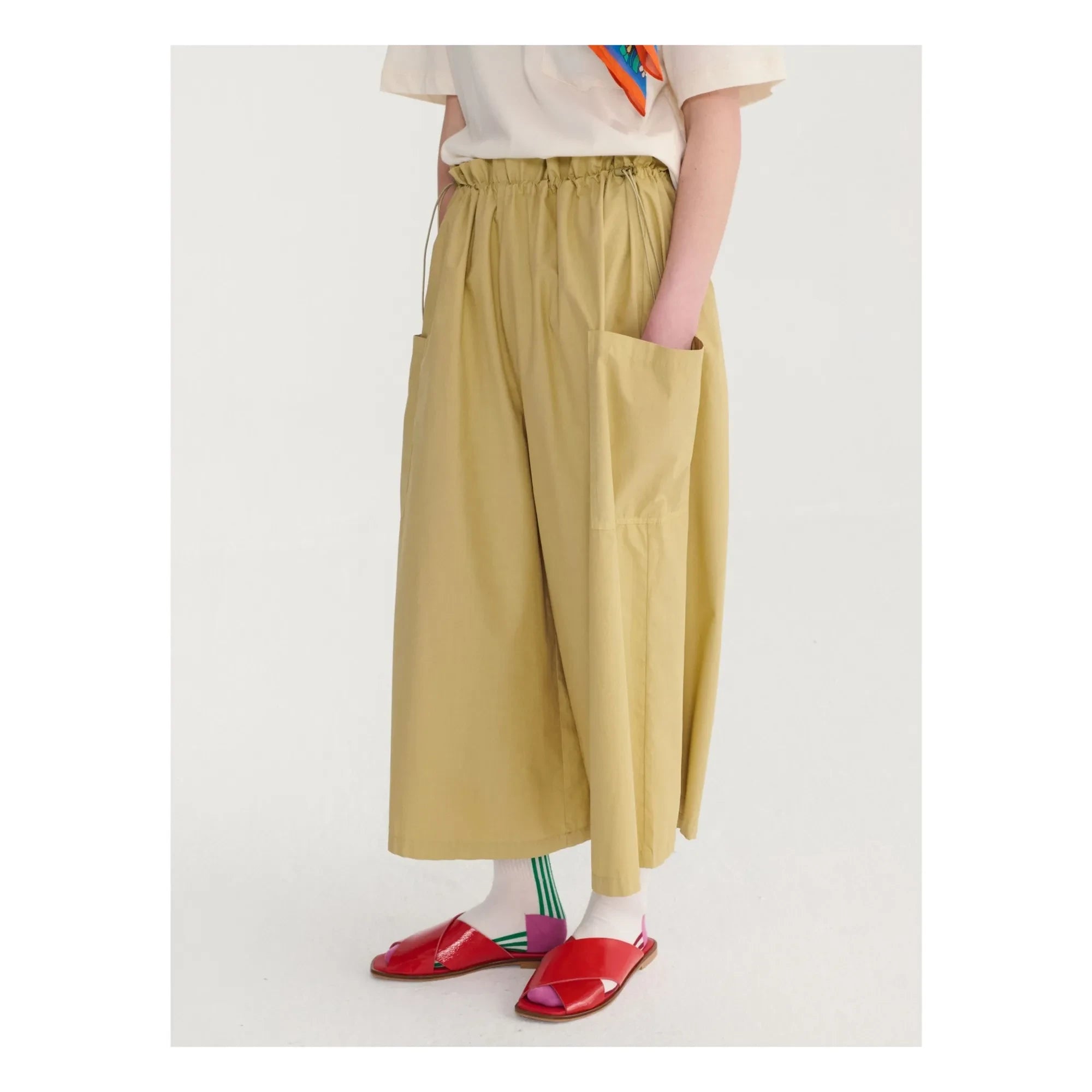 Bobo Choses - Paper Touch organic cotton pants | Beige