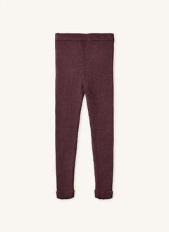 Fliink - Benna Ribbed Tights | Burgundy