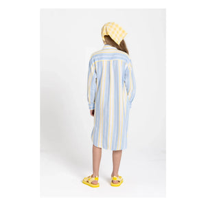 Smallable Kid - Striped Leya Shirt Dress | Light Blue