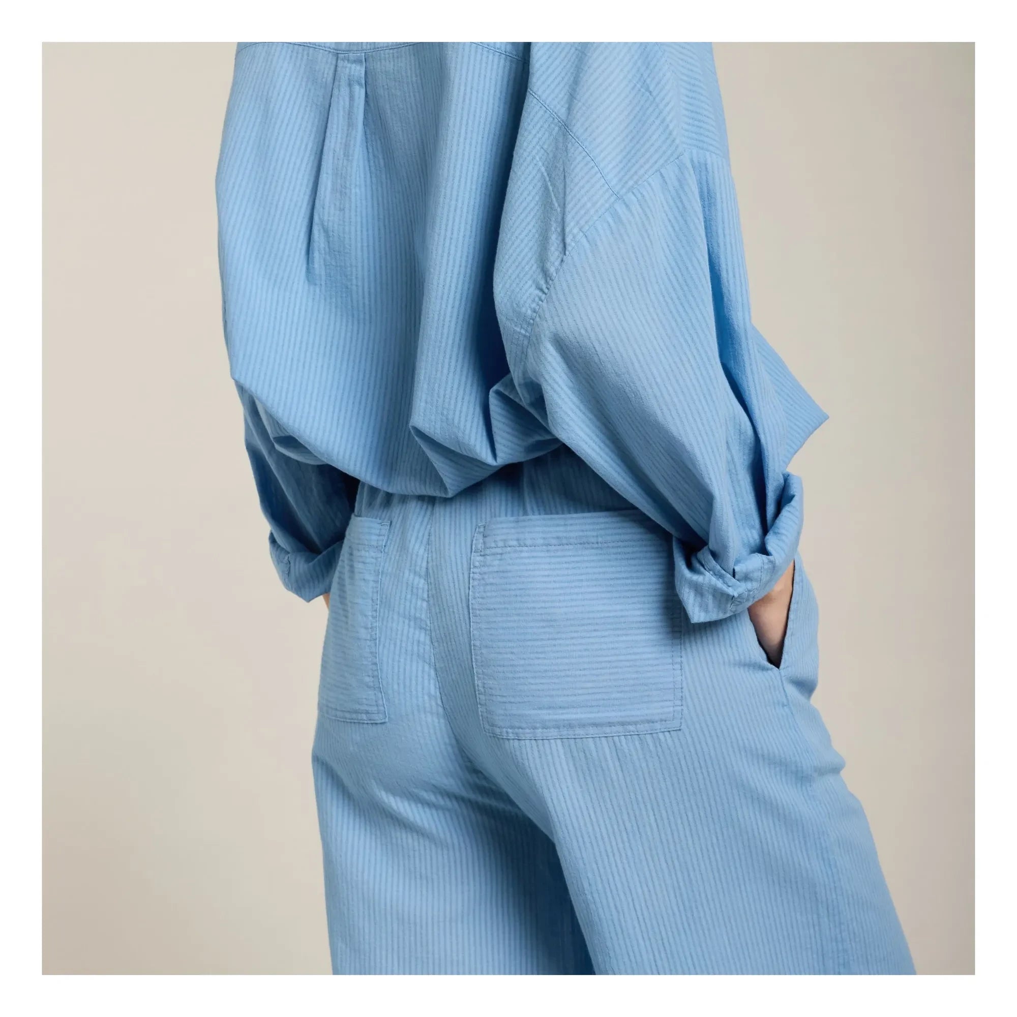 Maison Saint Julien - Cap Estel Cotton Voile Pants | Sky Blue