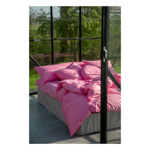 Suite 702 - Organic Percale Duvet Cover | Pink Candy