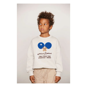 Mini Rodini - Organic Cotton Ping Pong Sweatshirt | Gray