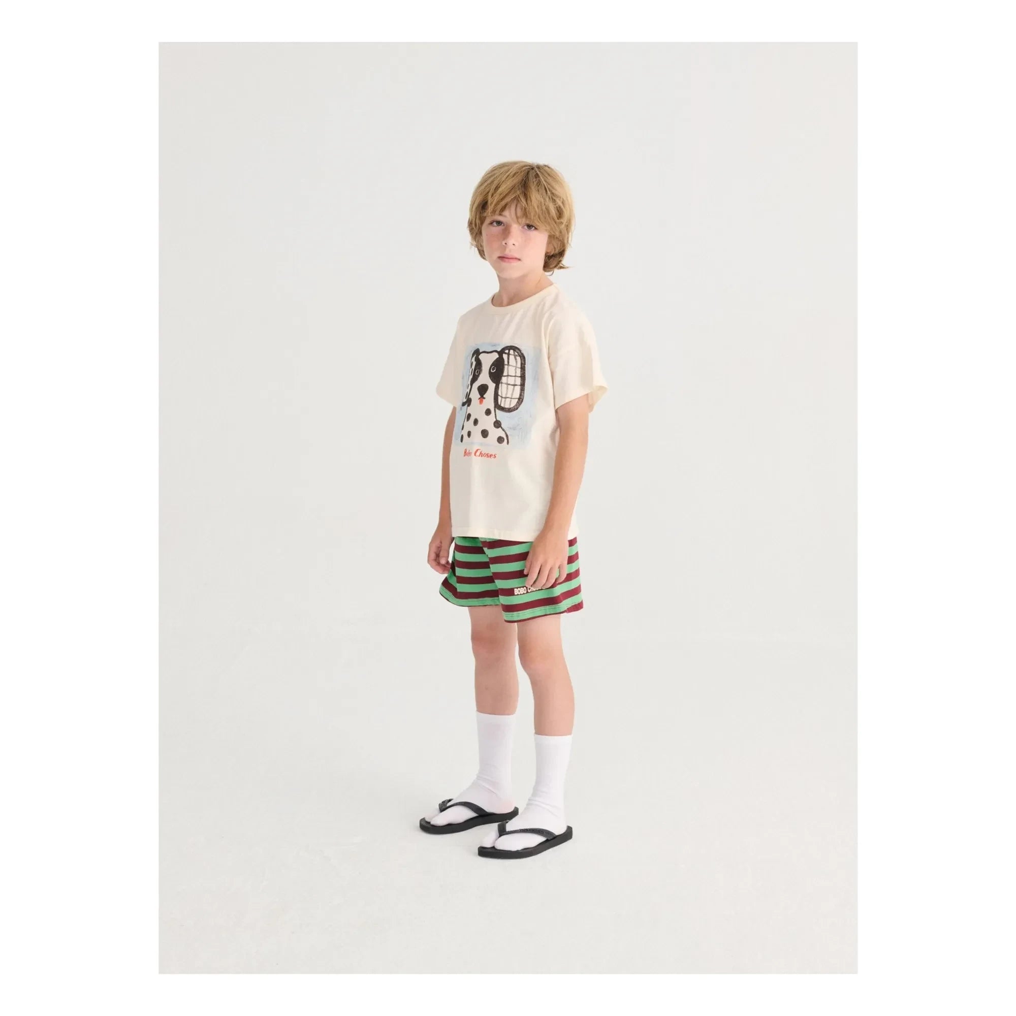 Bobo Choses - Dalmatian Organic Cotton T-shirt | Off-white