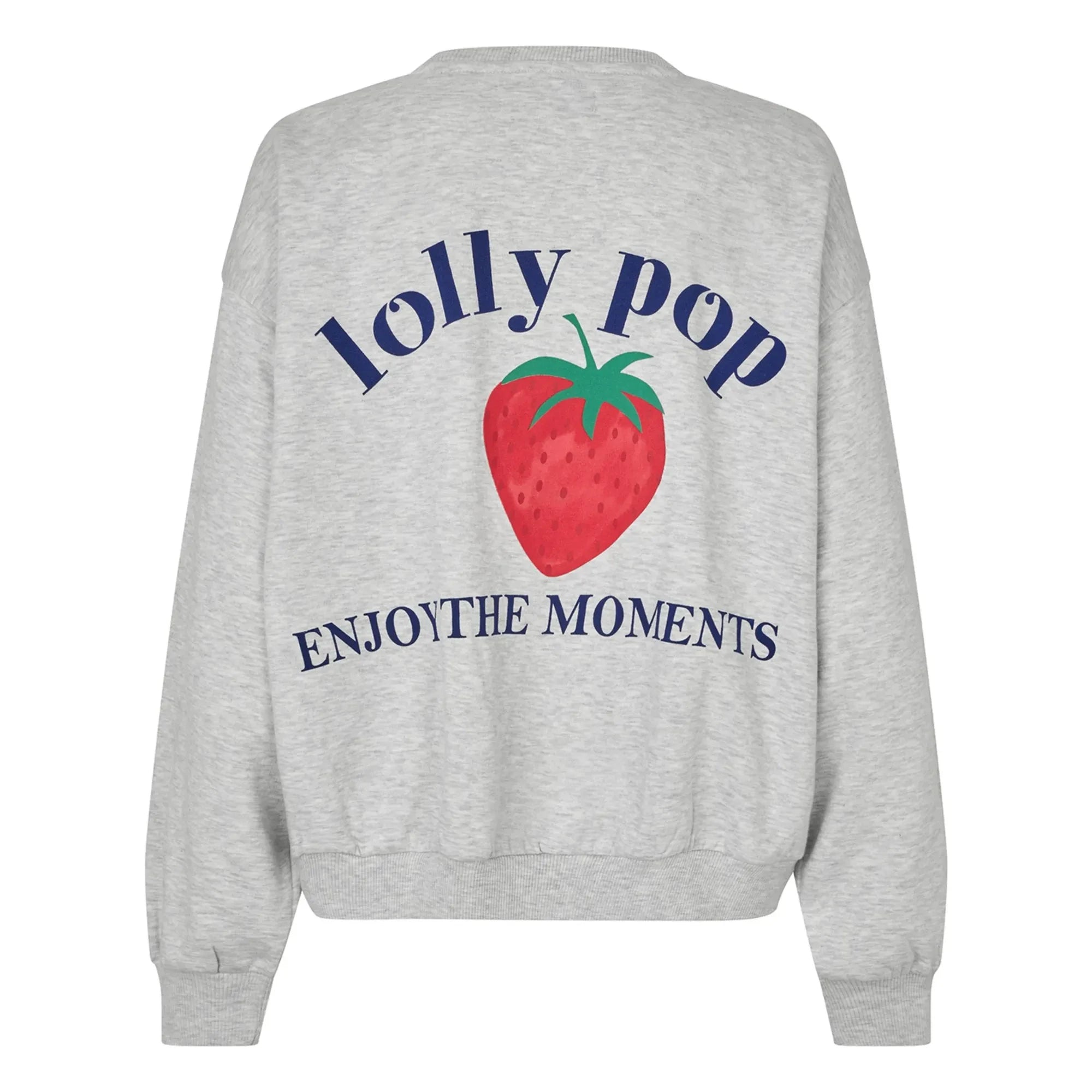 Lollys Laundry - Sydney Sweat Strawberry Cotton | Gray