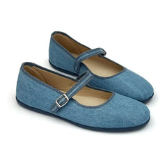 Hermosilla - Ballerinas Cigogne Denim - Women's collection | Blue