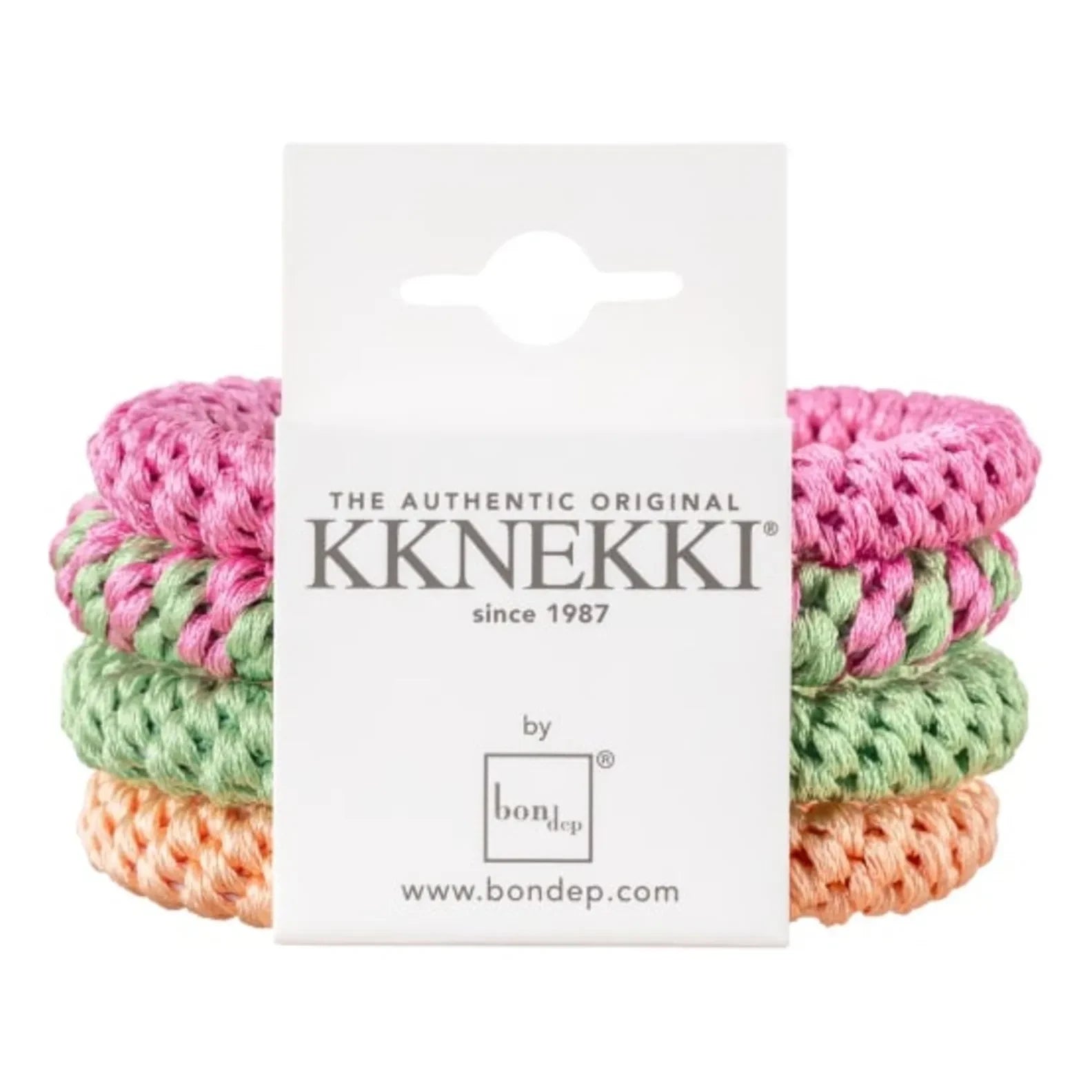 Bon Dep - Set of 4 Knickki 2 Elastic Ties | Green