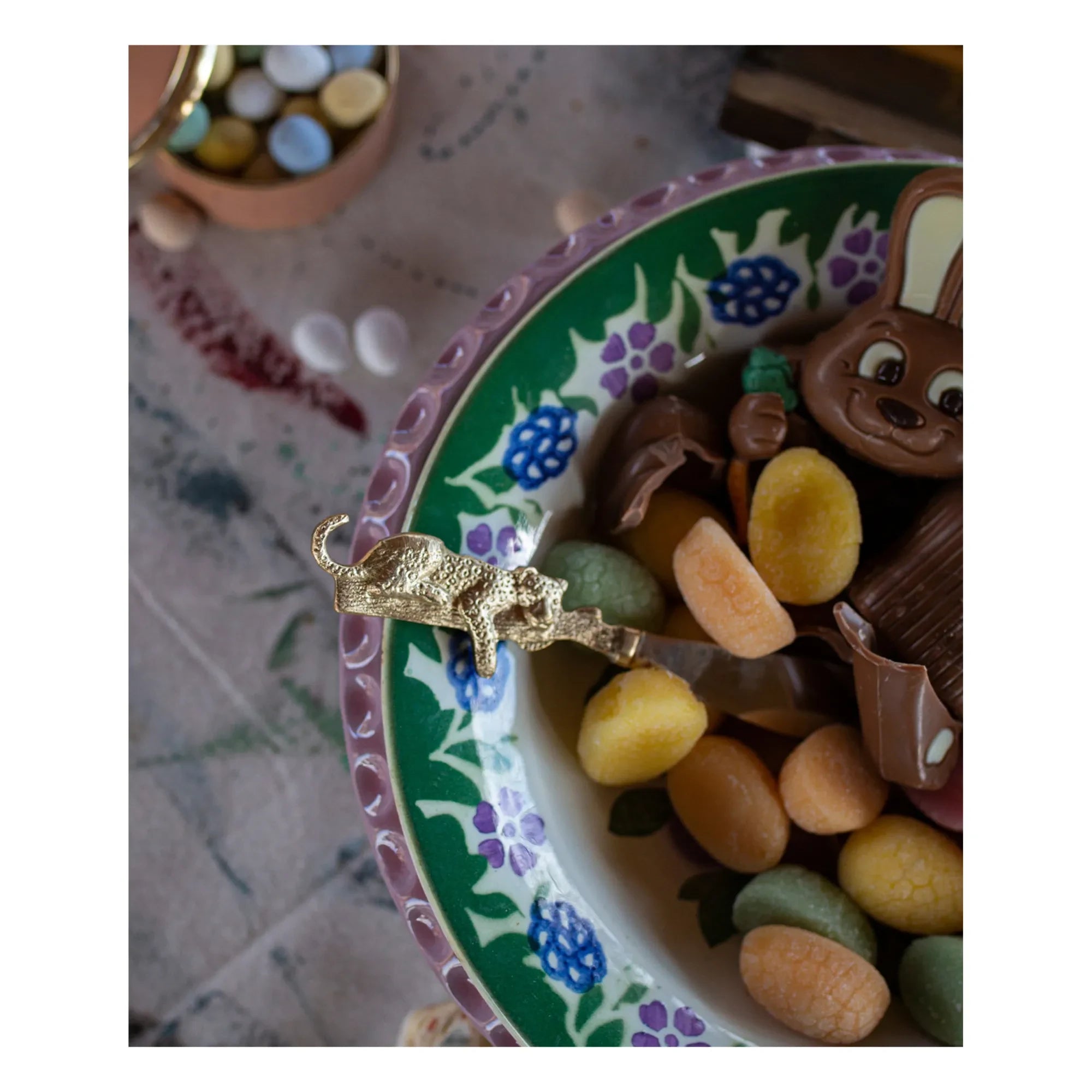 Doing Goods - Leopard Rice Butter Knife | Gold