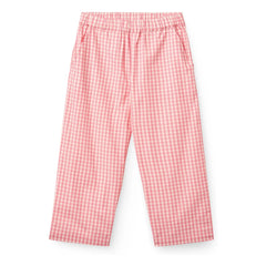 Copenhagen Colors - Pied de Poule Organic Cotton Pants | Pink