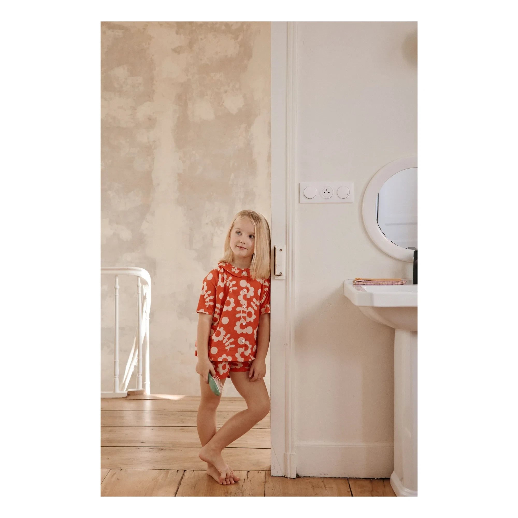 Apaches - Pasera Pajama with Flowers | Dusty Rose