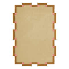 Layered - Wool Rug Fregio, Tekla Evelina Severin | Beige