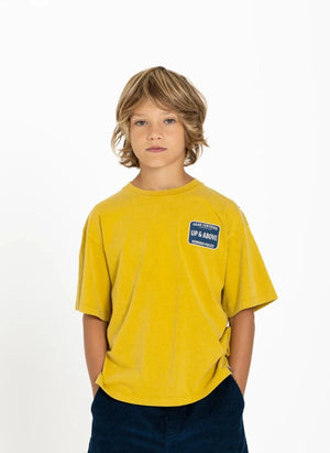 Hundred Pieces - Finn Certified Organic Cotton T-Shirt | Mustard