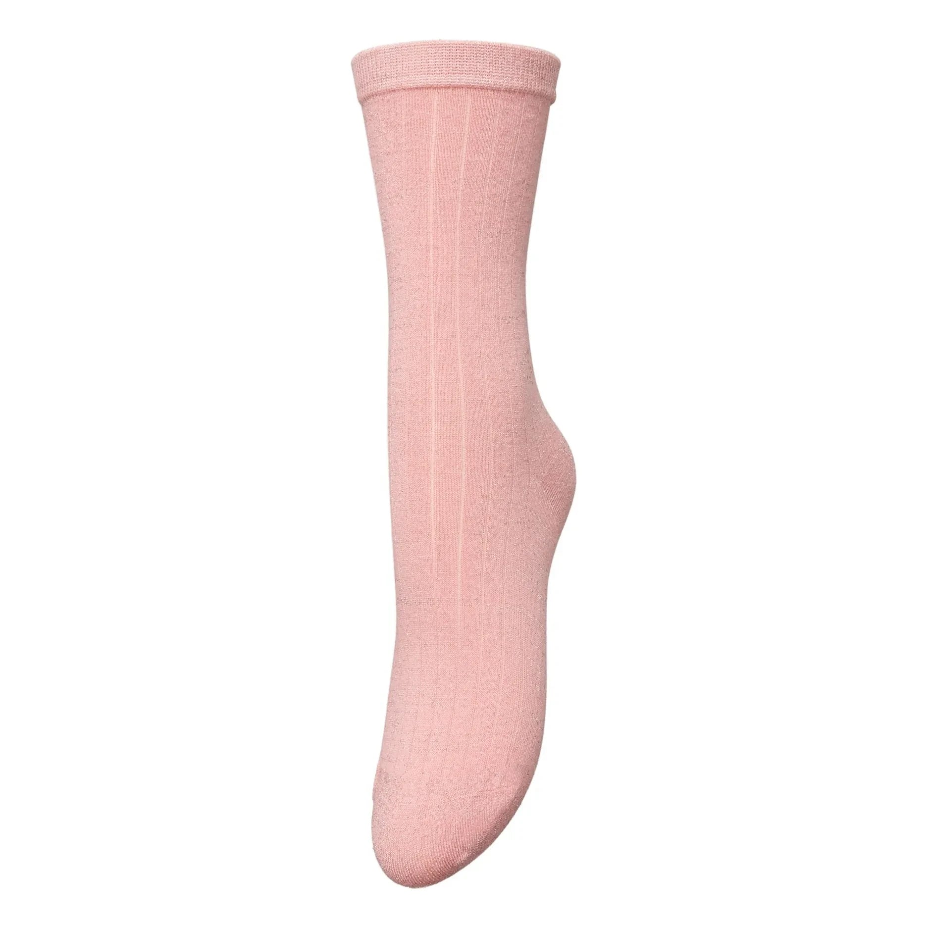 Becksöndergaard - Glitter Ribbed Socks | Pink