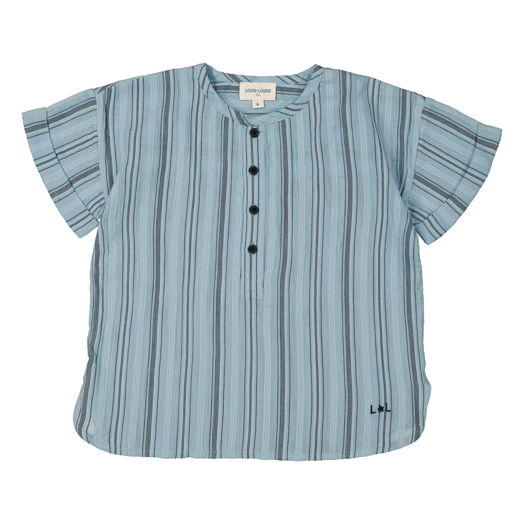 Louis Louise - Kurta Saul Striped | Light Blue