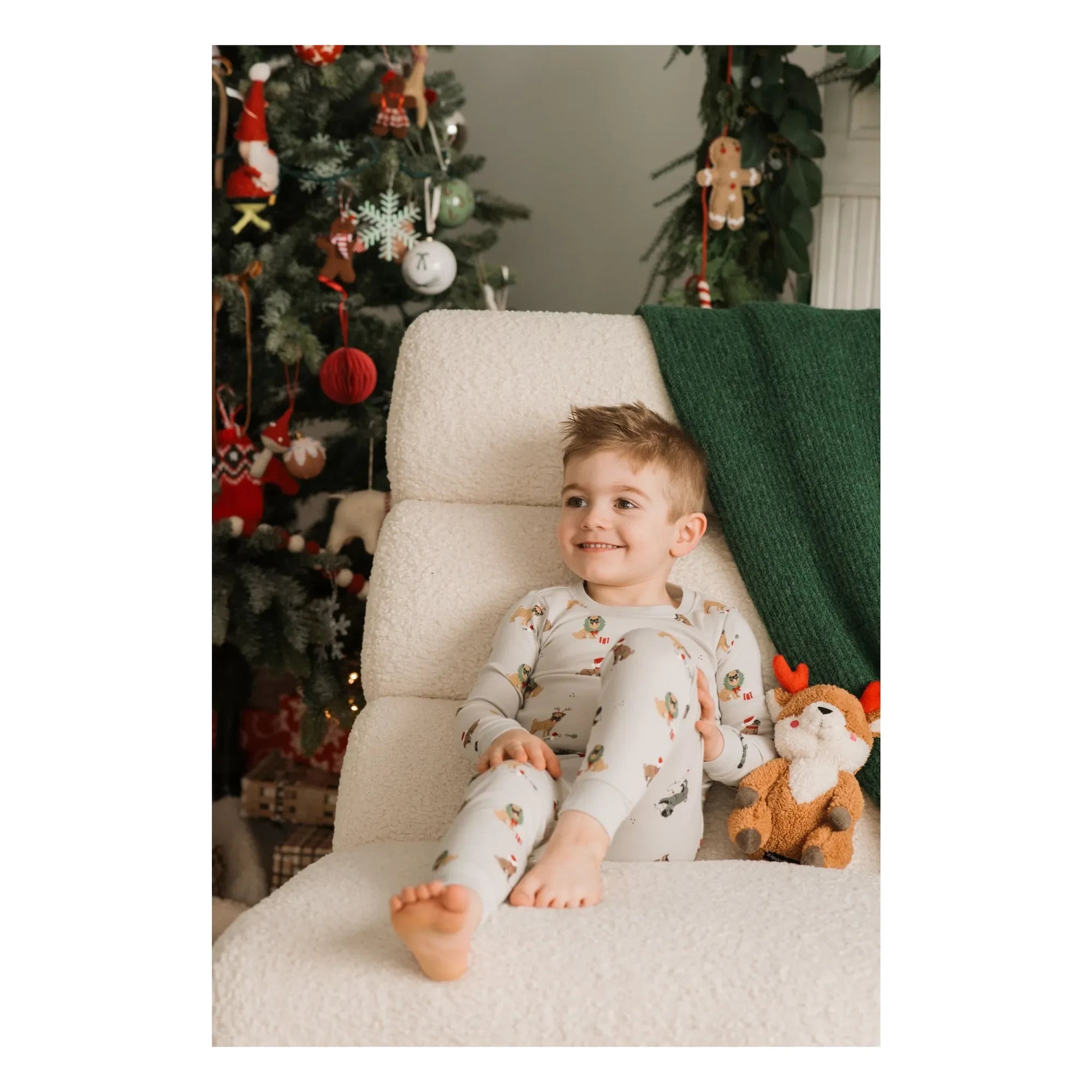 Petit Lem - Carlin Organic Cotton Pajamas | Gray