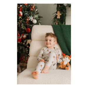 Petit Lem - Carlin Organic Cotton Pajamas | Gray