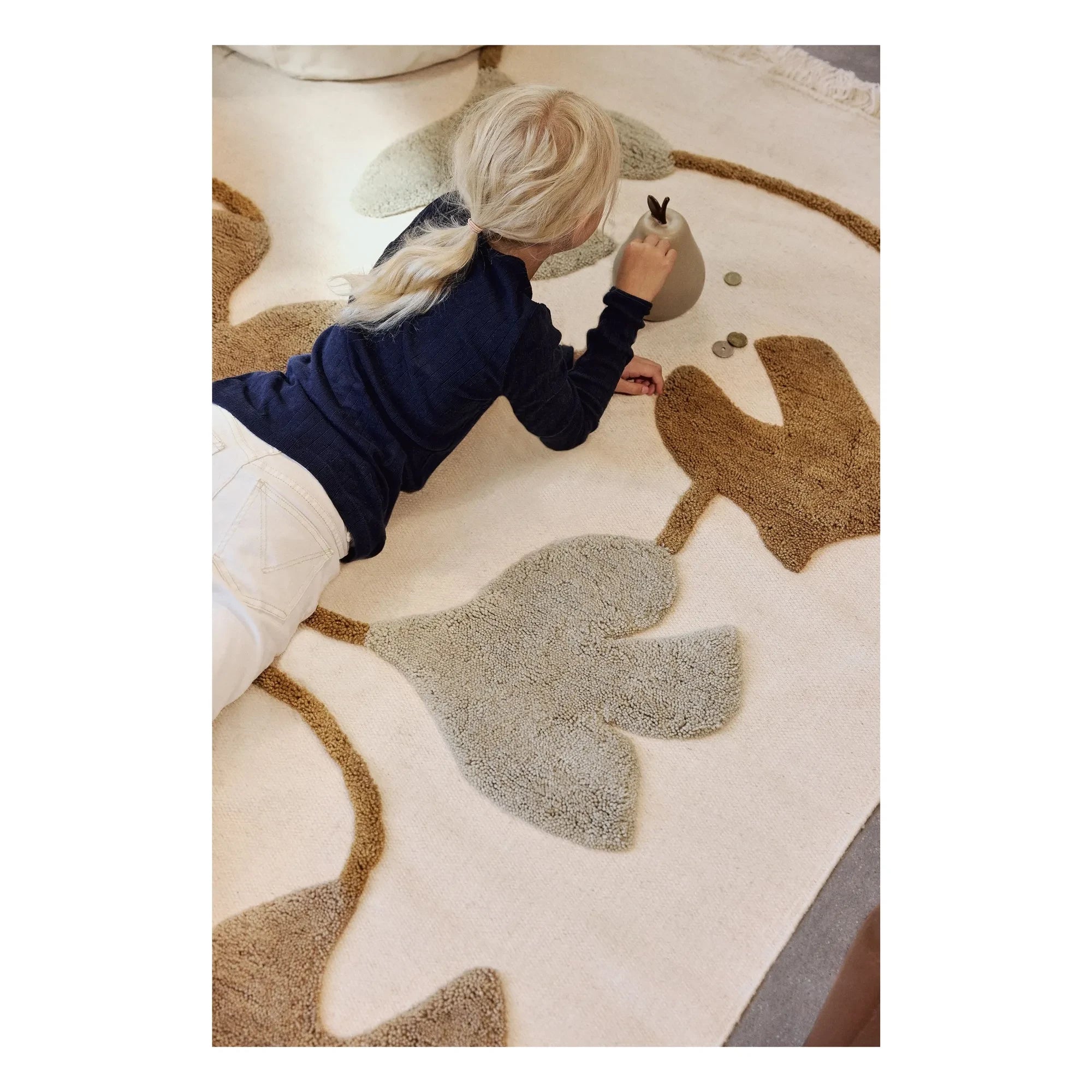 Ferm Living Kids - Swif Bird halı | Bej
