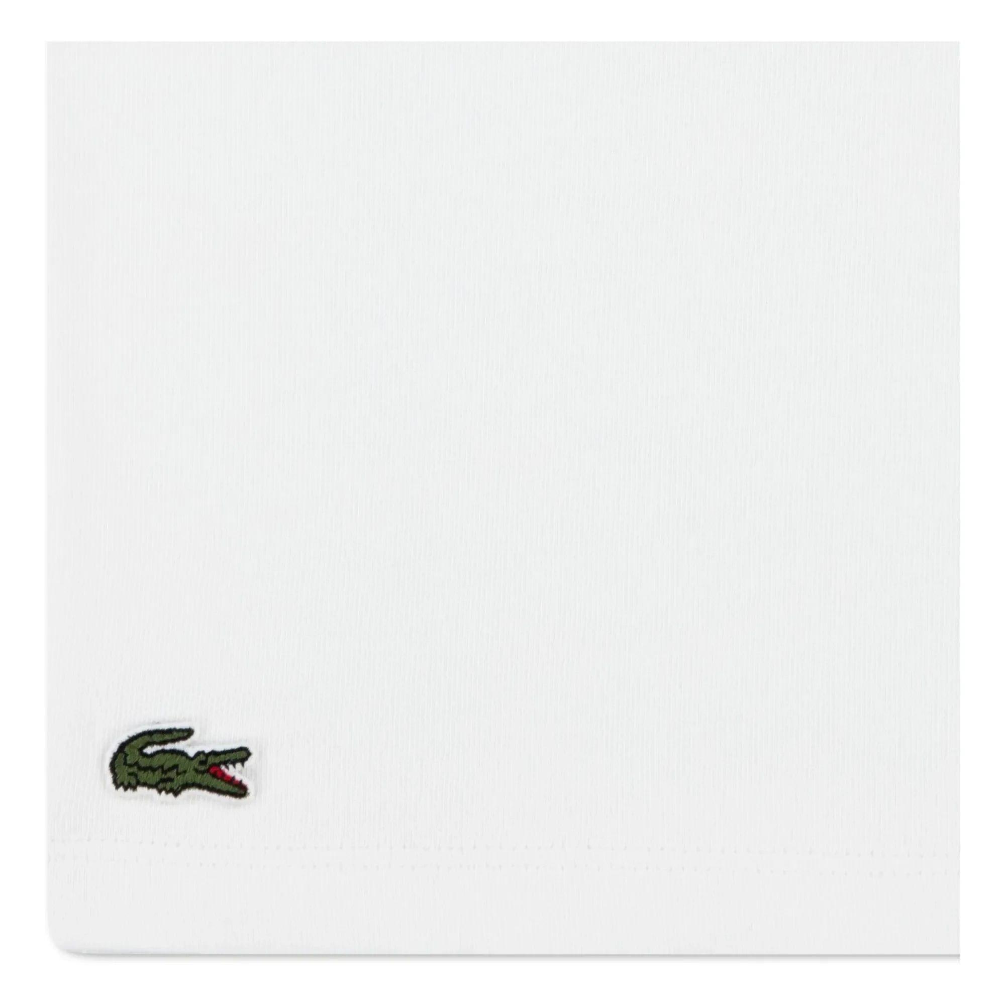 Lacoste - Organik Pamuklu Kontrast Tişört | Kırık beyaz