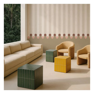 Ettore - Wall Wallpaper - 2 Panels | Beige