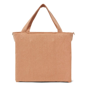 Adorna - Linen Zipper Bag | Terracotta