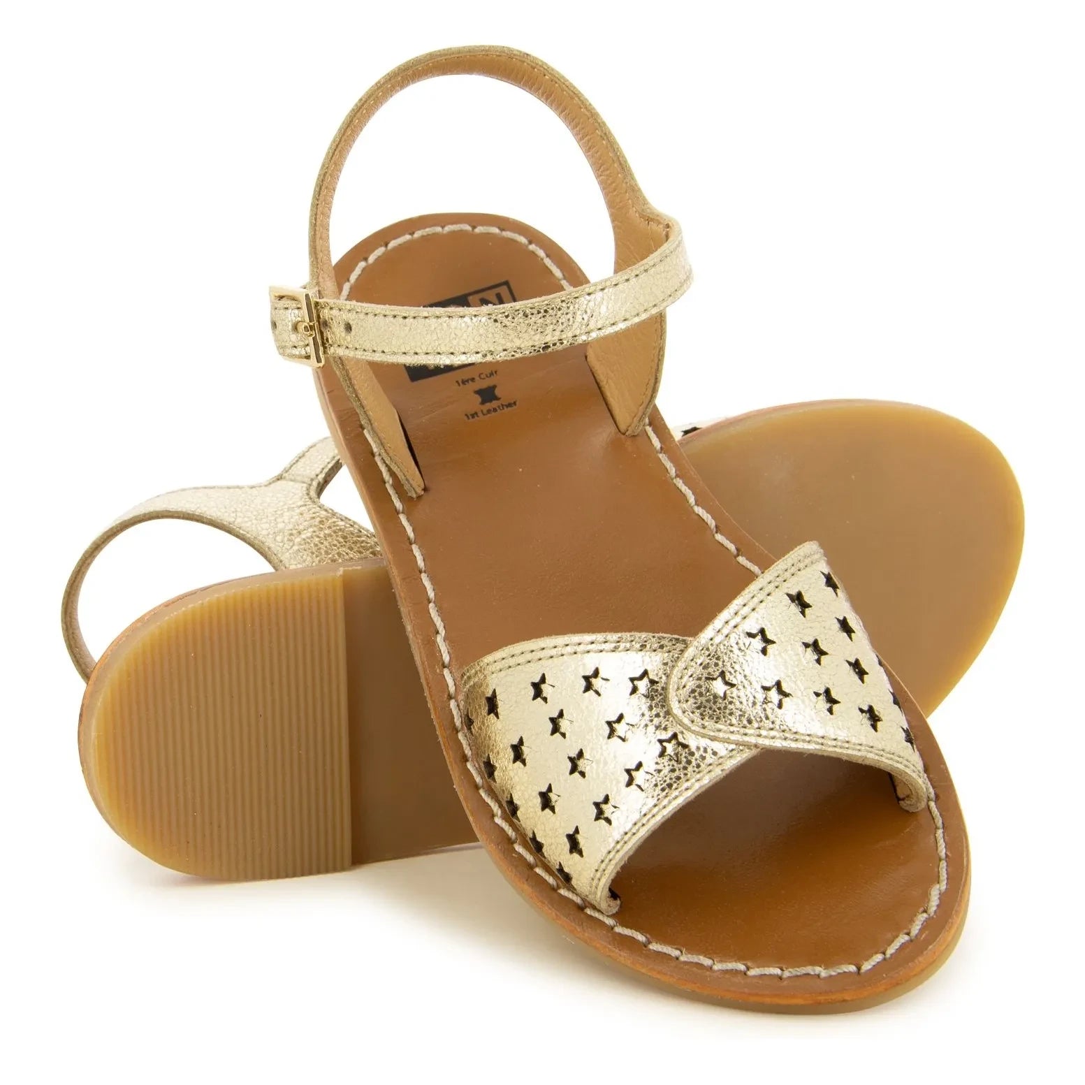 Bonton - Sandy Perfos Sandaletler | Altın