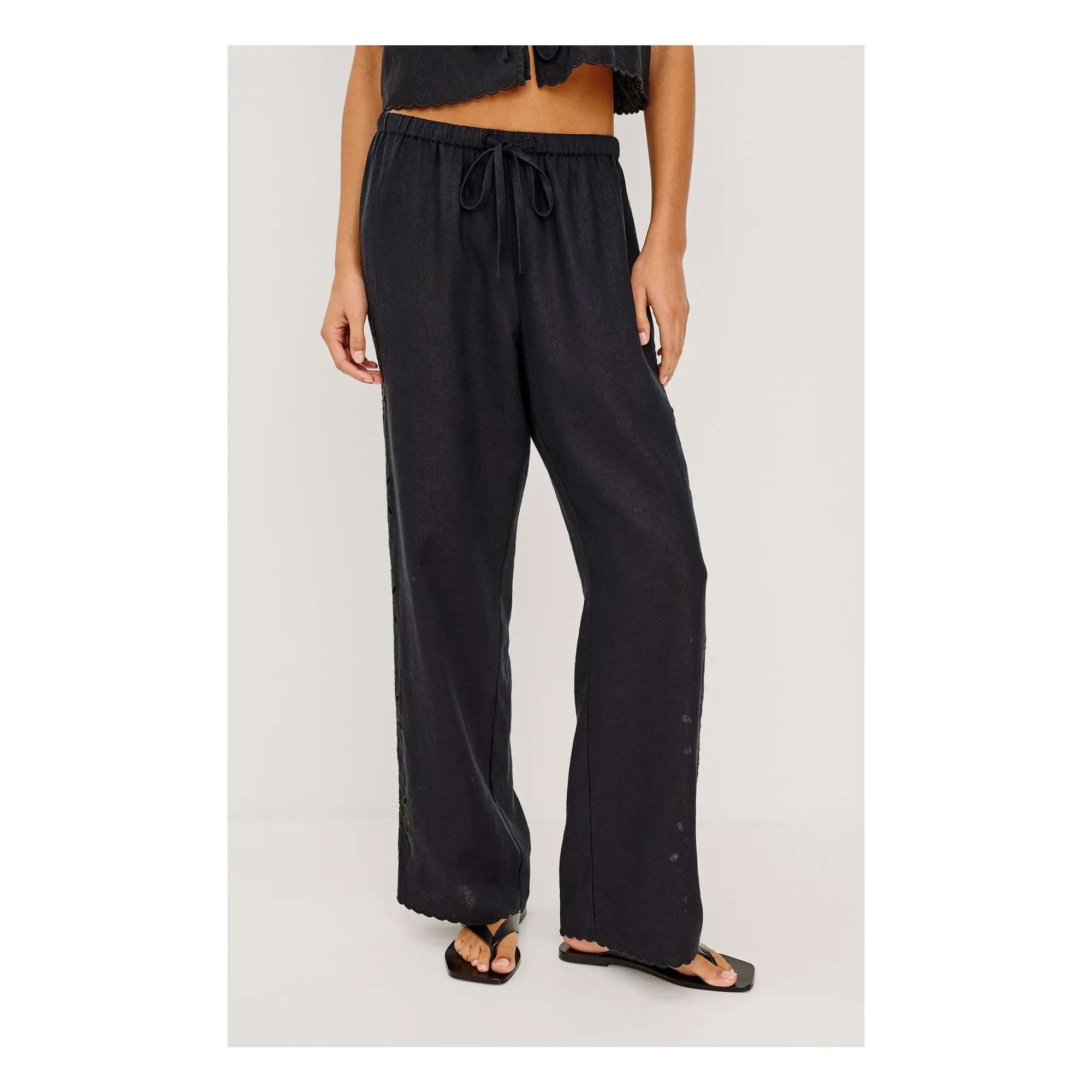 Rails - Mirina Embroidered Trousers | Black